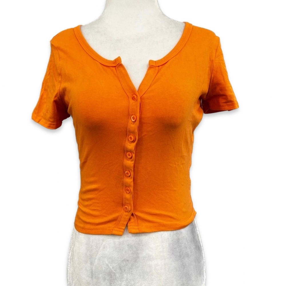 Nobu Orange Cardigan